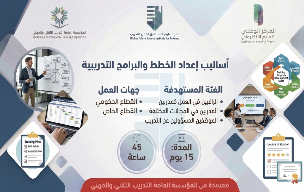 أساليب اعداد الخطط والبرامج التدريبية